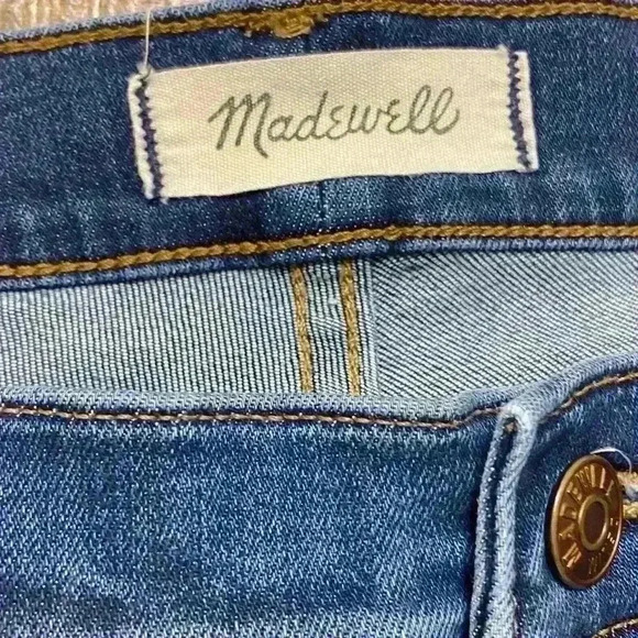 Madewell 10” high rise skinny jeans stretchy Sz 36 - Picture 5 of 7